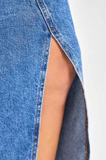 Midi Denim Skirt