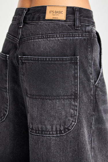 NORA Skater Mid Rise Jeans - Stone