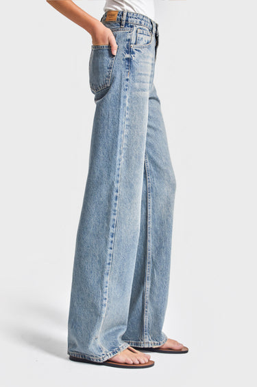 EMMA Straight High Rise Jeans - Cornflower