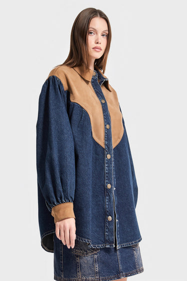 Oversized Denim Shirt