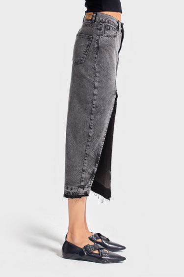 Midi Denim Skirt