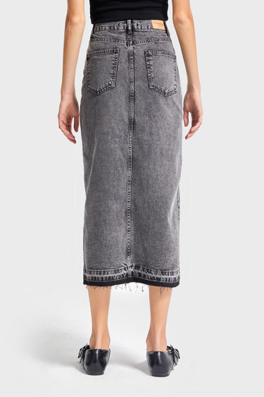 Midi Denim Skirt