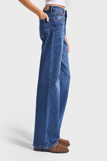 Straight Mid Rise Jeans