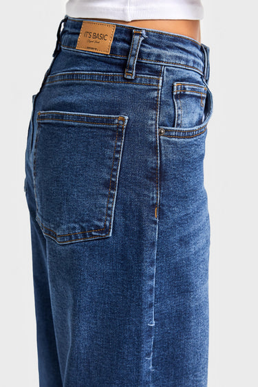 Straight Mid Rise Jeans