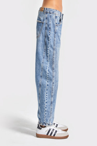 Barrel Balloon Mid Rise Jeans