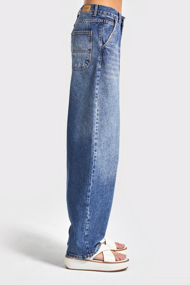 NORA Skater Mid Rise Jeans - Royal Blue