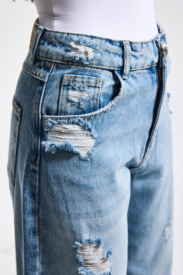 BAGGY HIGH RISE JEANS