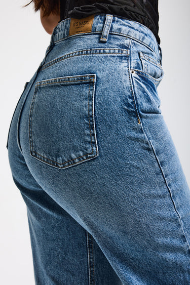 FLARE MID RISE JEANS