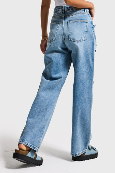 BAGGY HIGH RISE JEANS