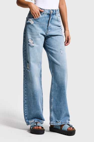 BAGGY HIGH RISE JEANS