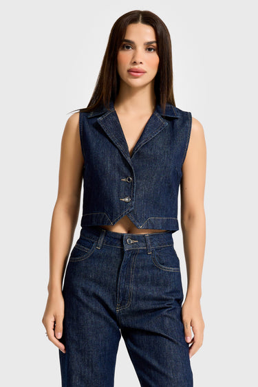 DENIM WAISTCOAT