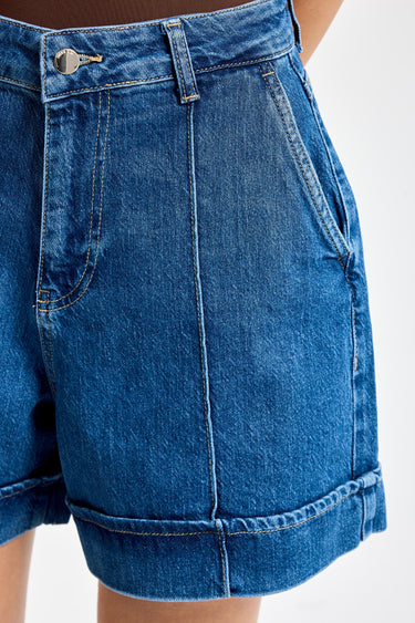 MINI DENIM SHORT - NAVY