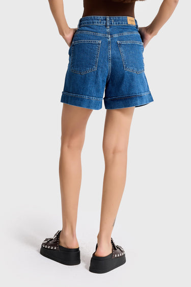 MINI DENIM SHORT - NAVY