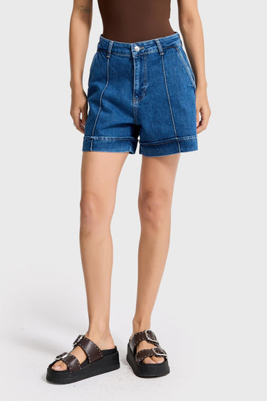 MINI DENIM SHORT - NAVY