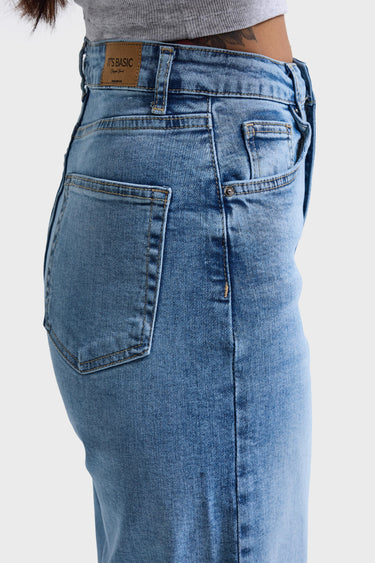 STRETCH MID RISE JEANS