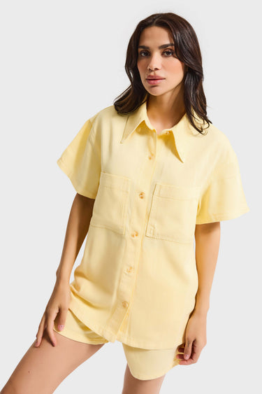 DENIM SHIRT - LEMON