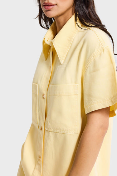 DENIM SHIRT - LEMON
