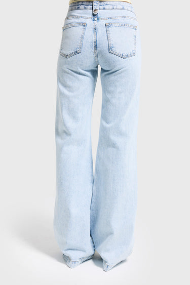 FLARE MID RISE JEANS