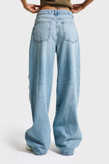 SUPER BAGGY MID RISE JEANS