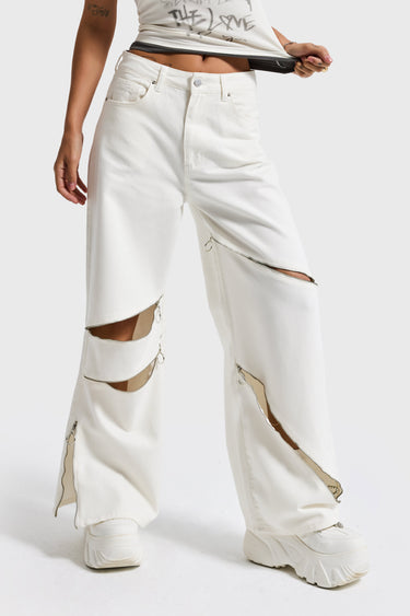 BAGGY HIGH RISE JEANS