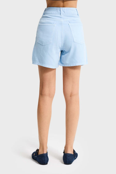 MINI DENIM SHORT - AQUA