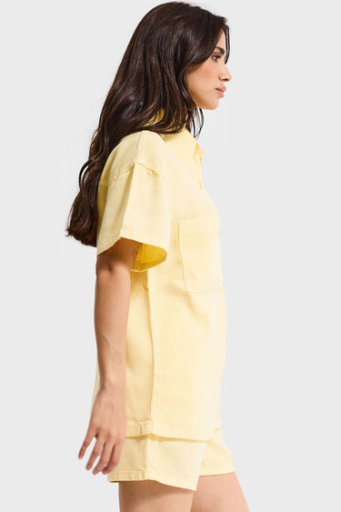 DENIM SHIRT - LEMON