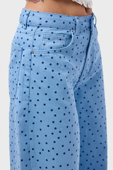 POLKA SUPER BAGGY MID RISE JEANS
