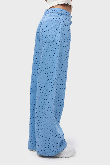 POLKA SUPER BAGGY MID RISE JEANS