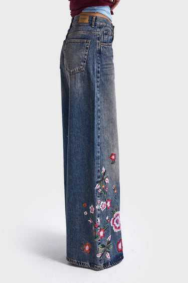WILDFLOWER PALAZZO MID RISE JEANS