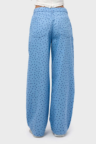 POLKA SUPER BAGGY MID RISE JEANS