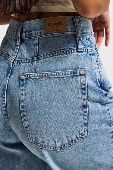 BAGGY HIGH RISE JEANS