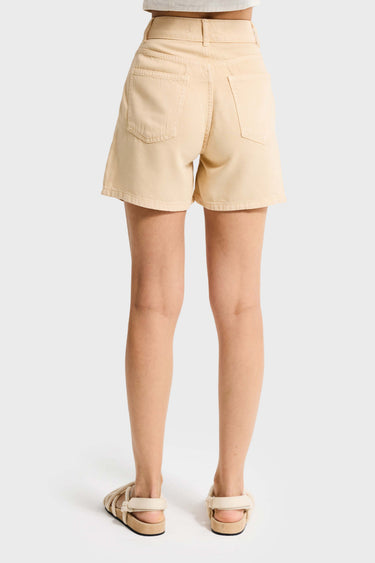 MINI DENIM SHORT - PEACH