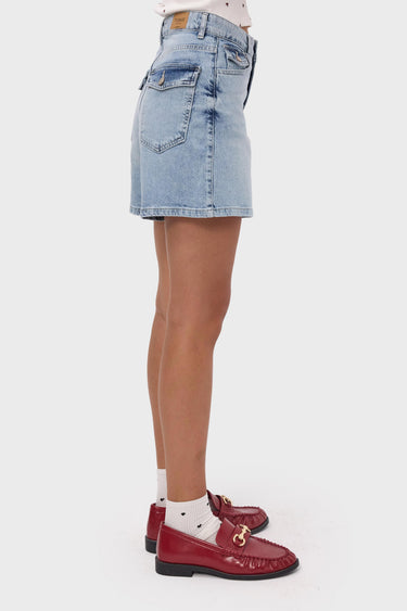 MOM DENIM SHORT