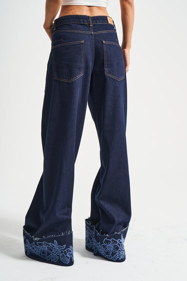 Wide High Rise Jeans