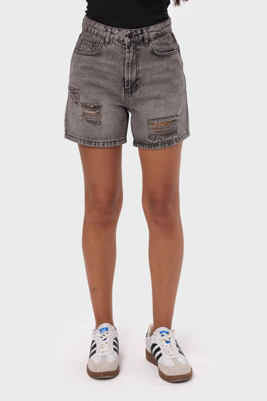 MINI DENIM SHORT - SLATE