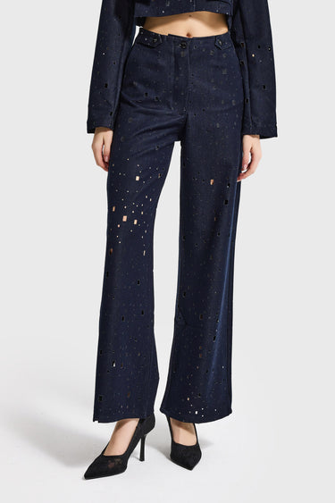 WIDE MID RISE JEANS