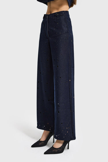 WIDE MID RISE JEANS