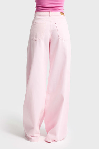 ELENA PALAZZO MID RISE JEANS - BLUSH