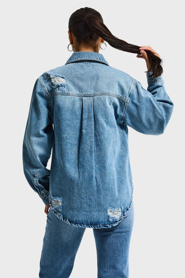 DENIM OVERSHIRT