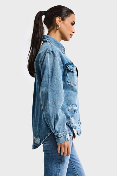 DENIM OVERSHIRT