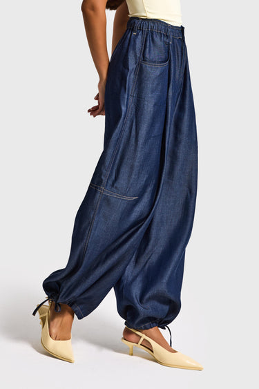 BARREL BALLOON MID RISE JEANS