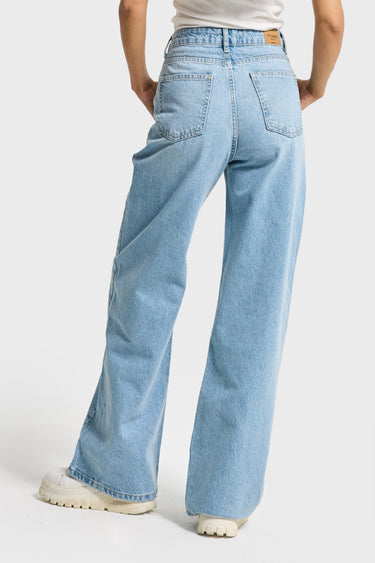 OLEA WIDE HIGH RISE JEANS - ICE