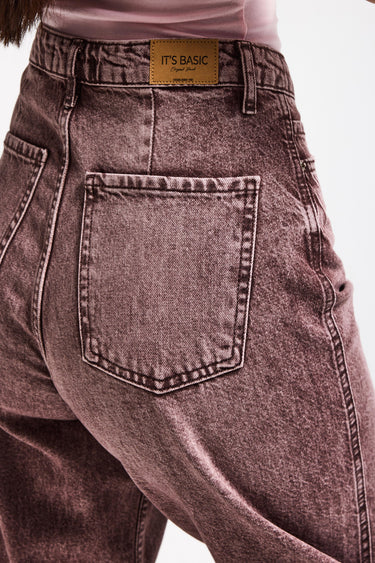 JUNE RELAXED MID RISE JEANS -  COPPER