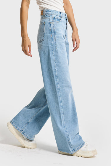 OLEA WIDE HIGH RISE JEANS - ICE