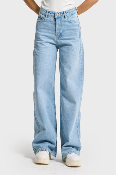 OLEA WIDE HIGH RISE JEANS - ICE