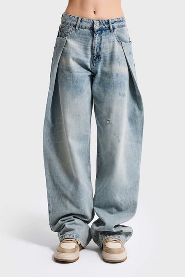 LOOSE MID RISE JEANS