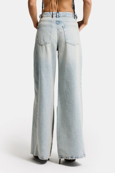 PALAZZO MID RISE JEANS