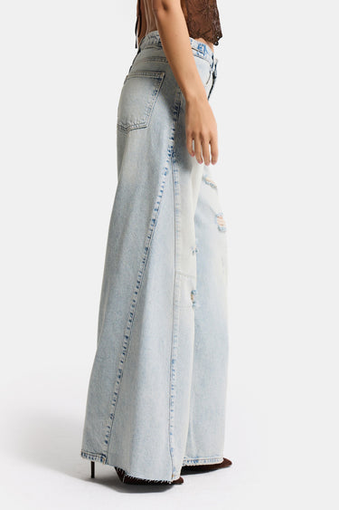 PALAZZO MID RISE JEANS