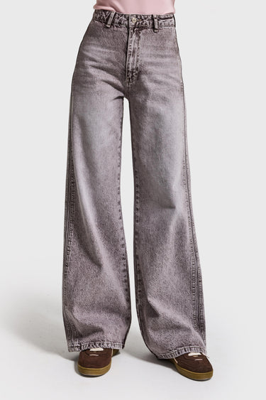 LOOSE HIGH RISE JEANS - COPPER
