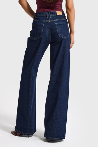 WIDE MID RISE JEANS